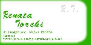 renata toreki business card